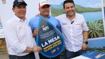 Gobernación de Cundinamarca impulsa obras en La Mesa y Anapoima