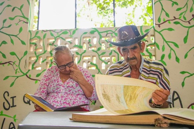 Habitantes de la vereda Santa María Baja estrenan biblioteca comunitaria