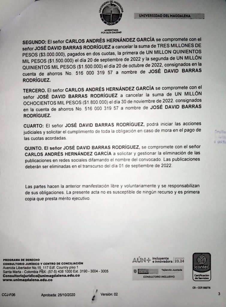 “Hicimos un acuerdo y yo lo he cumplido”: Carlos Hernández hombre que recibió 6 millones por error