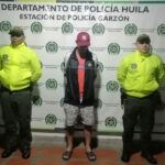 Hombre fue capturado por acto sexual violento en el Municipio de Garzón