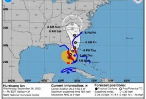 Ian sigue “atacando” la Florida y se dirige al centro con categoría 3