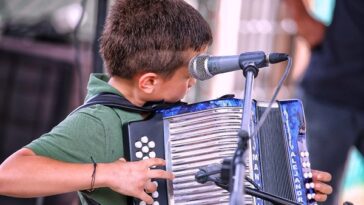 Niños y jóvenes descrestaron con su talento en el Festival Cuna de Acordeones