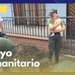 Policía apoya atención humanitaria en emergencia en Supía