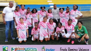 Por la segunda vez las niñas de la categoría (A) de fútbol femenino de la I.E. “Nuestra señora del Carmen de Puerto Meluk” representaran al Chocó, en el Zonal Regional en Palmira – Valle.