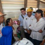 Escuchando a la población Wayuu en el municipio de Uribia, estuvo el presidente de Colombia, Gustavo Petro, en el conversatorio sobre la sentenciaT302.