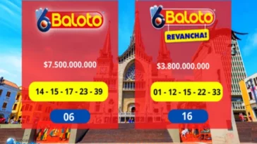 Resultado Baloto y Baloto Revancha miercoles 07 de septiembre