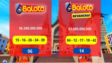 Resultado Baloto y Baloto revancha miercoles 31 de agosto