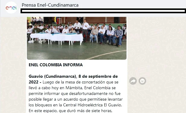 enel colombia comunicacion