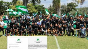 Carta del Deportivo Cali