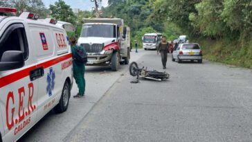 Tres lesionados dejan accidentes de tránsito en vías de Manizales
