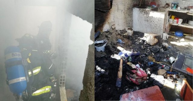 Una persona afectada y una vivenda comprometida por incendio en el barrio Mercedes Centro en Armenia