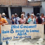 ¡Indignante! comunidades en Taminango salieron a protestar tras completar 7 meses sin servicio de agua