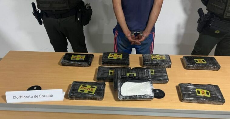 10 Kilos De Clorhidrato De Cocaína Fueron Incautados En La Vía Que De Sardinata Conduce A La Ciudad De Cúcuta