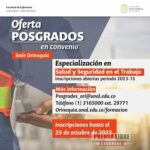 Abiertas inscripciones para especialización en salud y seguridad en el trabajo en la UNAL Sede Orinoquía