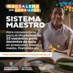 Abren 22 vacantes para docentes en el Magdalena