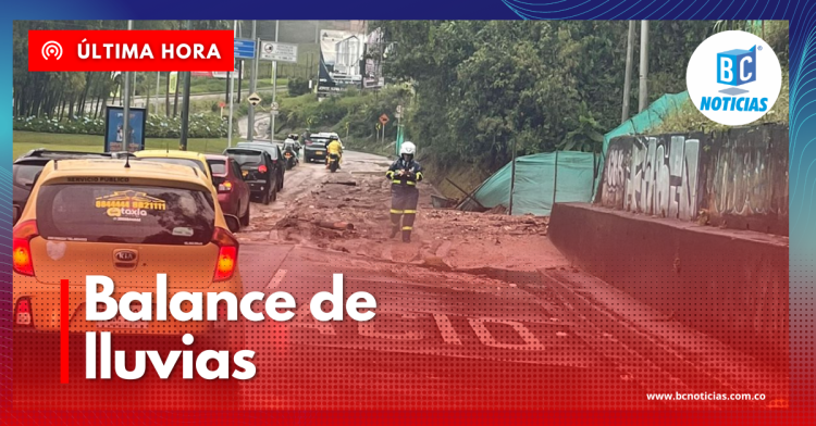 Alcaldía entrega balance de las lluvias del miércoles en Manizales