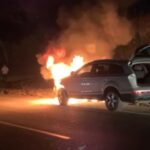 camioneta se incendió