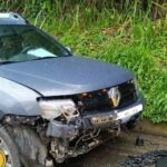 Choque de dos vehículos en la vía Manizales – Neira dejó un lesionado