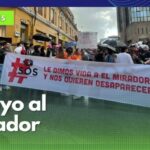 Comerciantes del Mirador de Chipre protestaron en la Alcaldía