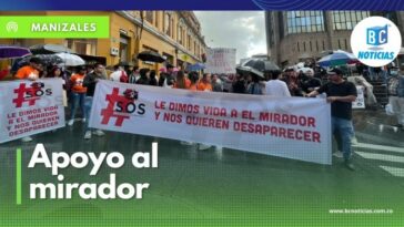 Comerciantes del Mirador de Chipre protestaron en la Alcaldía