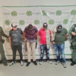 Cuatro hombres fueron capturados por el delito de hurto en Pitalito