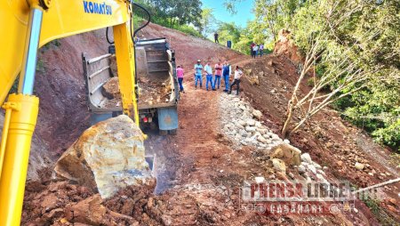 Culminó tercera intervención a puntos críticos en la vía Nunchía