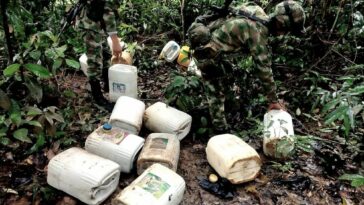 Ejército Nacional ubicó un depósito ilegal con más de 100 galones de combustible hurtado