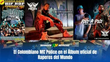 El Colombiano MC Police en el Álbum oficial de Raperos del Mundo