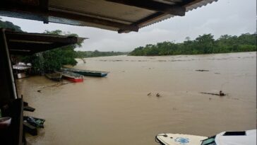 En el Municipio del Medio Baudó, nuevamente se presentan emergencias por inundaciones.