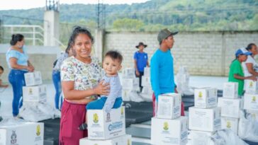 Familias del Resguardo Chaparral Barronegro, recibieron ayudas humanitarias