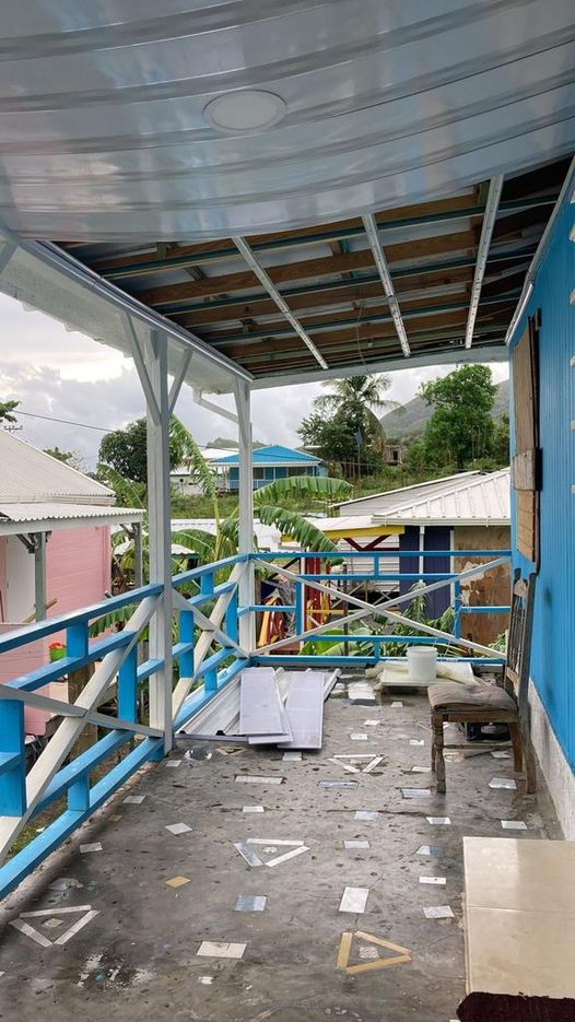 Findeter hace balance de afectaciones del huracán Julia en viviendas reconstruidas en Providencia.