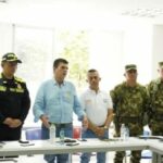 Gobernador Víctor Manuel Tamayo presidió Consejo de Seguridad en La Celia