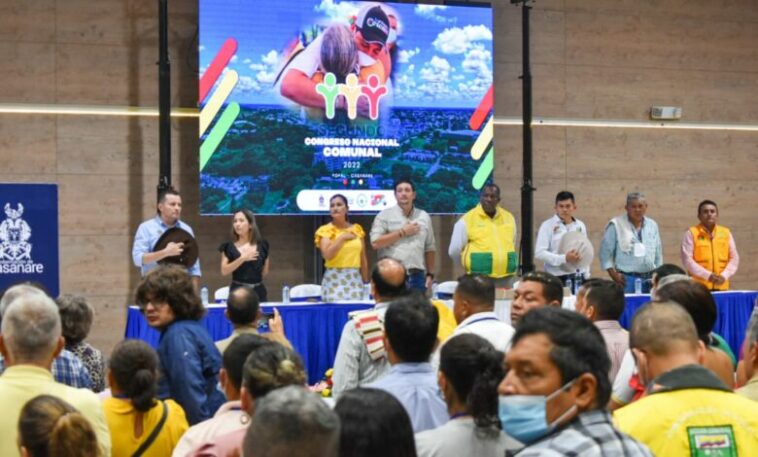 Gobernador de Casanare dio apertura al segundo congreso Nacional comunal por el medio ambiente y desarrollo sostenible