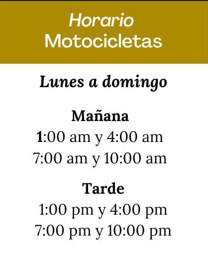 Habilitarán paso de motocicletas por el túnel Bijagual ll y Buenavista ll en los siguientes horarios