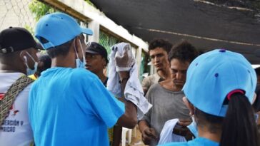 Habitantes de calle en Maicao participaron en jornada de sensibilización y limpieza