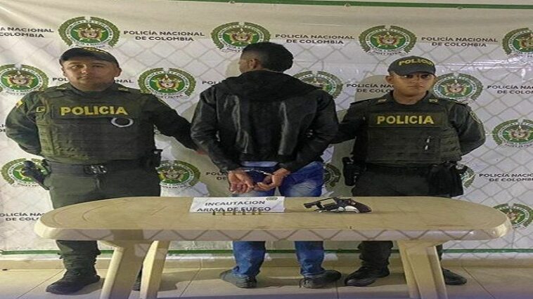 Hombre fue capturado en Suaza, Huila por porte ilegal de armas.