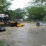carros inundados