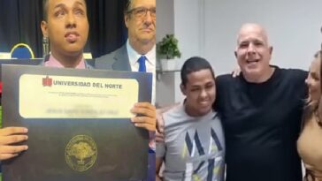 Jesús se graduó con honores de la Uninorte y el ‘Tío’ Daes lo premió con importante cargo en su empresa