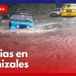 Lluvias de este viernes causan derrumbes e inundaciones en varios sectores de Manizales