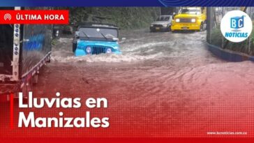 Lluvias de este viernes causan derrumbes e inundaciones en varios sectores de Manizales