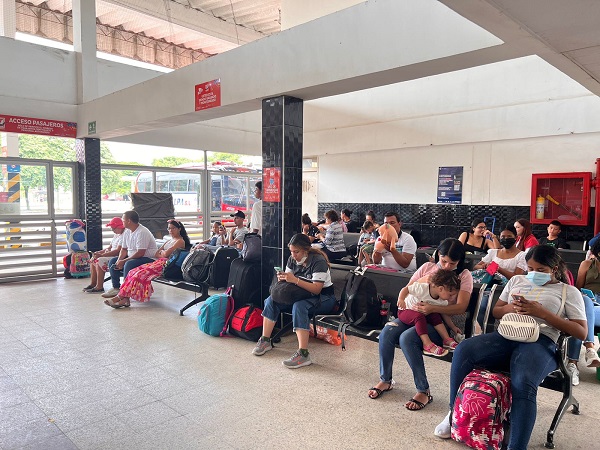 Más de 19 mil pasajeros  ingresarán a Santa Marta por la Terminal de Transporte