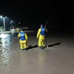 La inundación que sufrieron los pobladores del corregimiento de Sitionuevo en Fonseca.