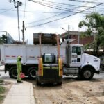 Pacaribe retiró alrededor de mil toneladas de sedimentos en barrios afectados por las lluvias