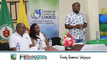 Reunión de acercamiento de la Cámara de Comercio del Chocó, empresarios y comerciantes del Municipio de Medio Baudó.