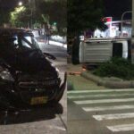 Se entregó a las autoridades implicado en accidente en el norte de Barranquilla
