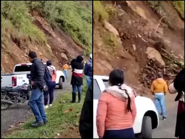 «Se vino toda esa vaina gono$&@»: Montaña se desprendió y casi sepulta a viajeros en Balboa – Argelia, Cauca