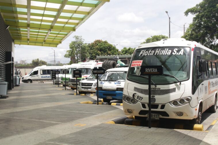 Terminal de Transporte de Neiva listo para semana de receso escolar