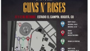 %C2%A1Atencion Asi sera la operacion de TransMilenio por el concierto Guns N Roses