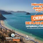 ¡Prográmese! Habrá cierre de playas y ríos la próxima semana en Santa Marta