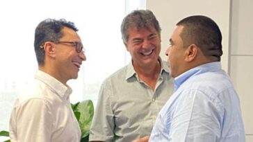 ¿De amores? Congresistas, empresarios y Caicedo analizan avances del proyecto de agua en Santa Marta